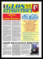 Głos Klimontowa - Numer 84 (październik-listopad 2008)