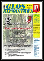 Głos Klimontowa - Numer 90 (wrzesień 2009)