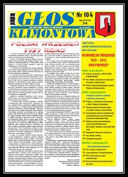 Głos Klimontowa - Numer 104 (wrzesień 2011)