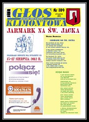 Głos Klimontowa - Numer 109 (sierpień 2012)