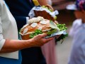 Dożynki sołeckie w Nawodzicach - Chleb dożynkowy