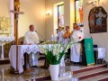 Dożynki sołeckie w Nawodzicach - Msza św. w kościele