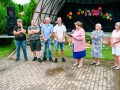 Dożynki sołeckie w Nawodzicach - konkurs na Rolnika Nawodzic 2023, ogłaszanie wyników