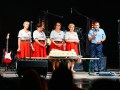 Jarmark na św. Jacka 2023 - Burmistrz Marek Goździewski i KGW Ułanki na scenie