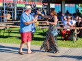 Jarmark na św. Jacka 2023 - Biesiada Klimontowska, taniec dwóch osób