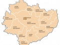 Mapa województwa świętokrzyskiego
