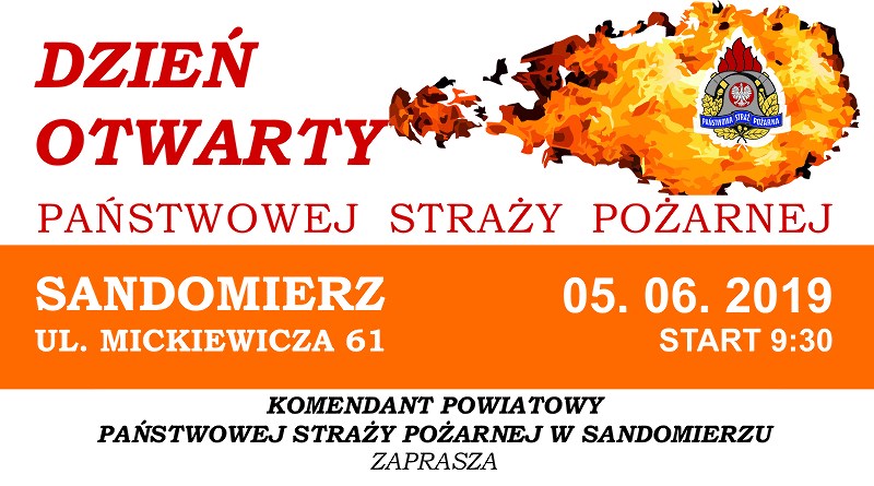 Plakat PSP Sandomierz