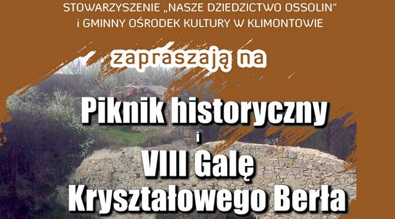 Piknik historyczny i VIII Gala Krysztalowego Berła - plakat