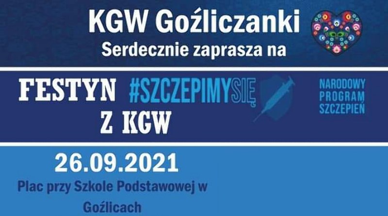 Festyn #SzczepimySię z KGW Goźliczanki