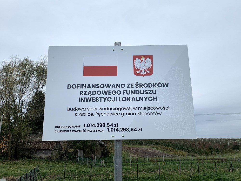 Rozpoczęto budowę wodociągu w Kroblicach Pęchowskich i Pęchowcu