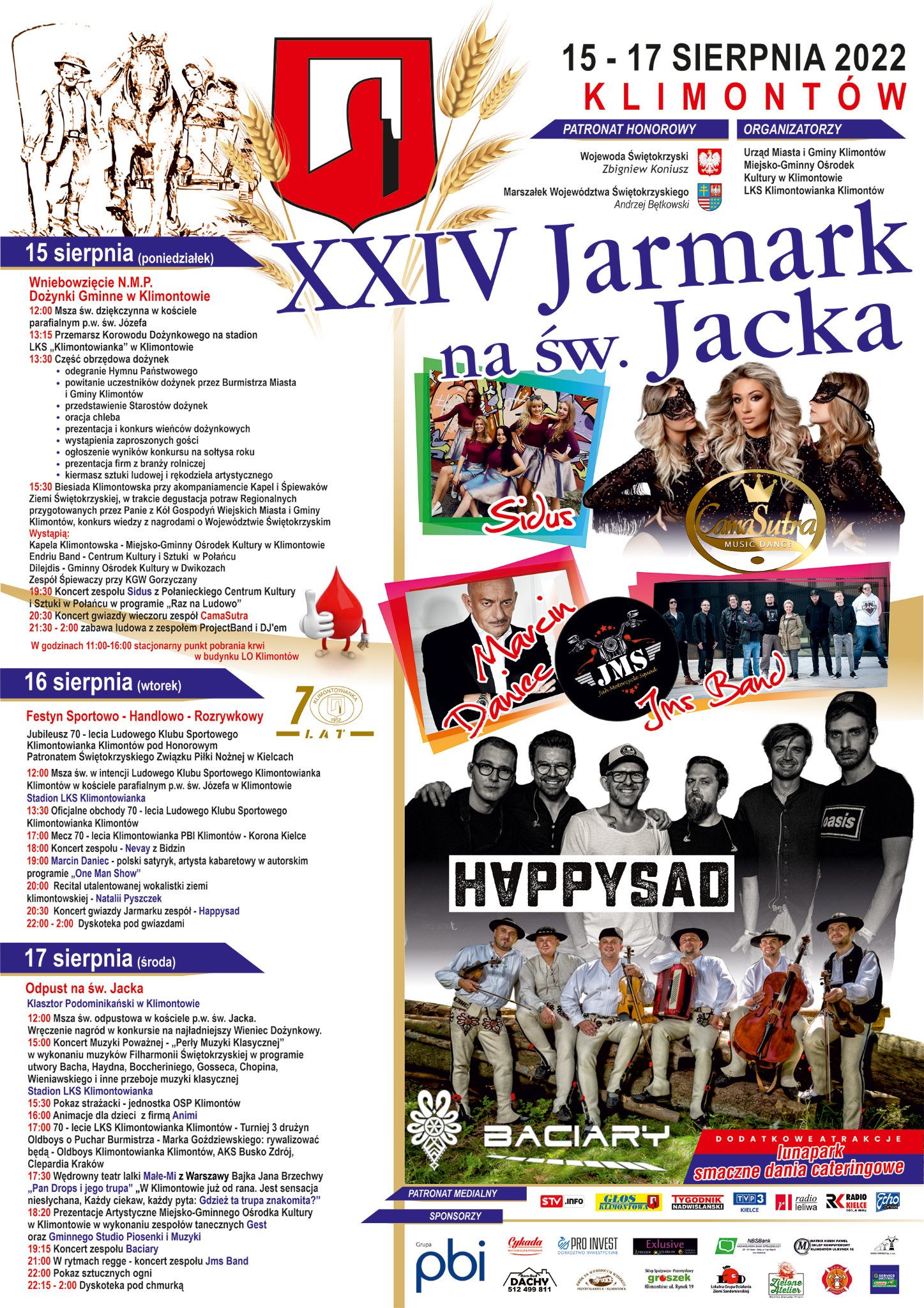 Plakat Jarmark na św. Jacka 2022