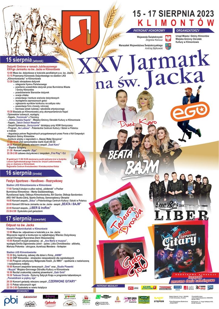 XXV Jarmark na św. Jacka - plakat